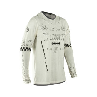 LEATT dres dlhý rukáv MTB Gravity 3.0, Cream White