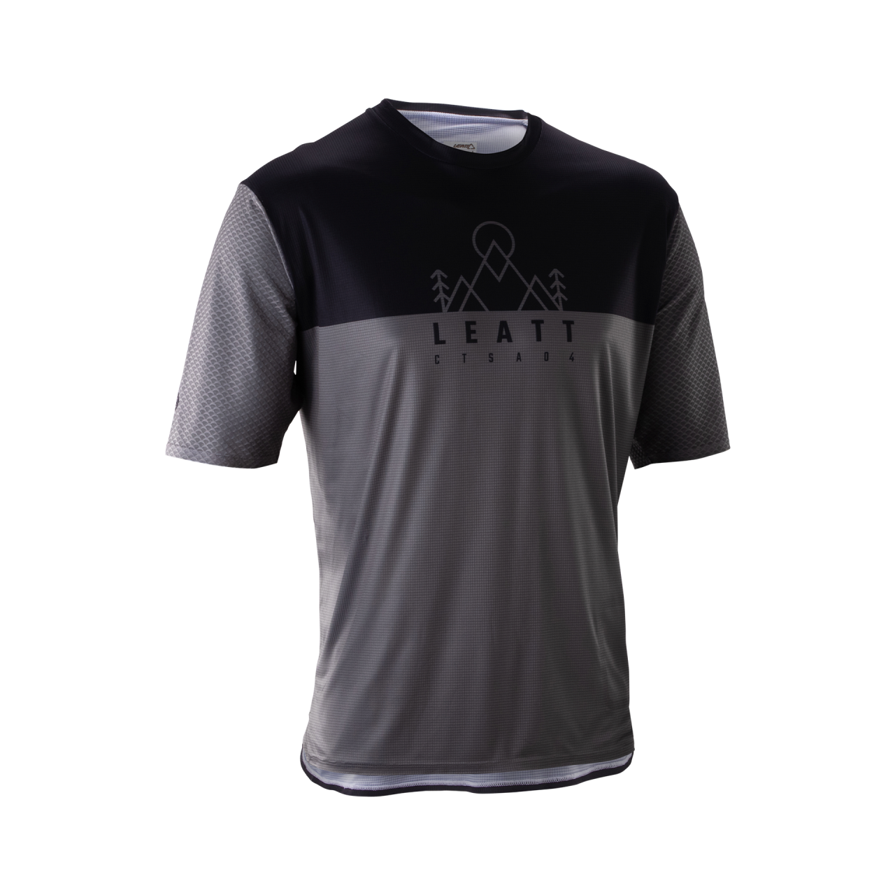 LEATT dres krátky rukáv MTB Trail 3.0, Ghost Black