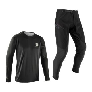 LEATT Ride Kit MTB Gravity 1.0 Junior, Ghost Black