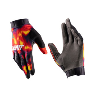 LEATT rukavice MTB 1.0 GripR, Heatmap Red